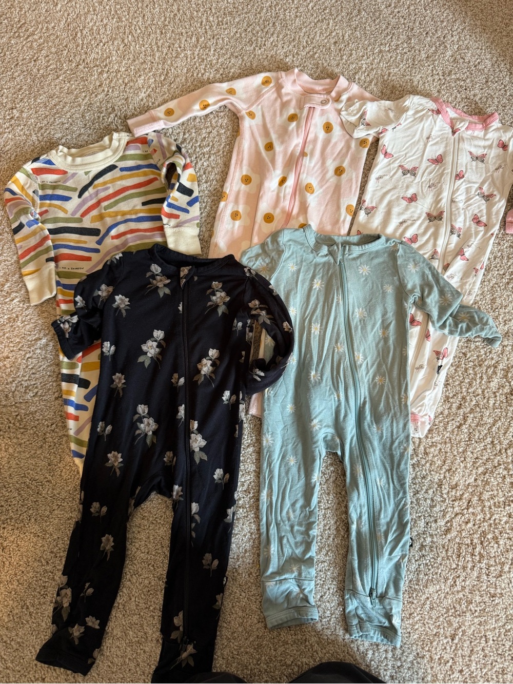 Toddler Girl 12 - 18 month Pajama Bundle
